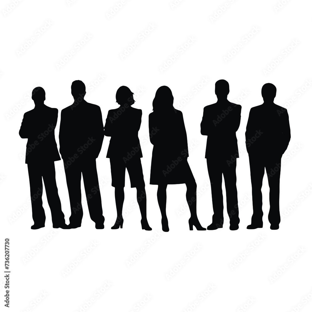 business people silhouette business people silhouette