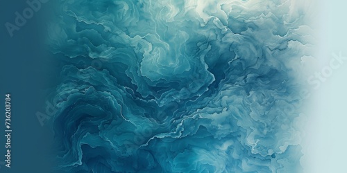 dark blue teal water watercolor background, blue wave sea underwater watercolor, blue topografi sea watercolor