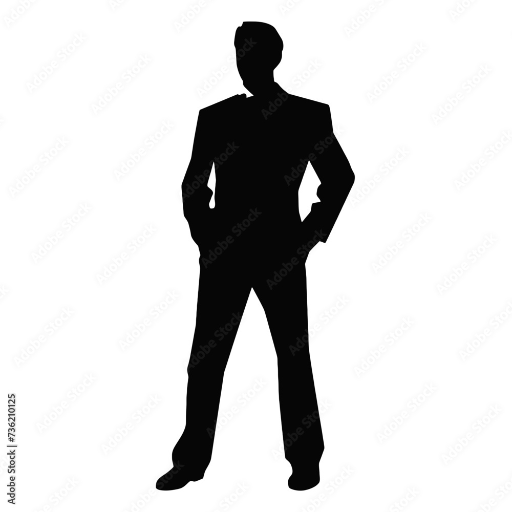 business people silhouette 