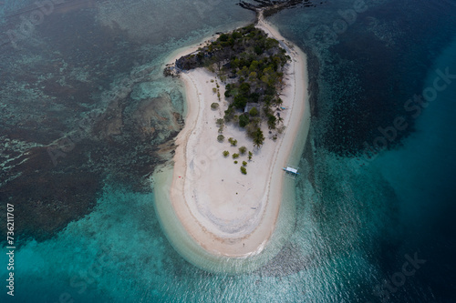Aerial view of Pagtenga Island (North Kay)