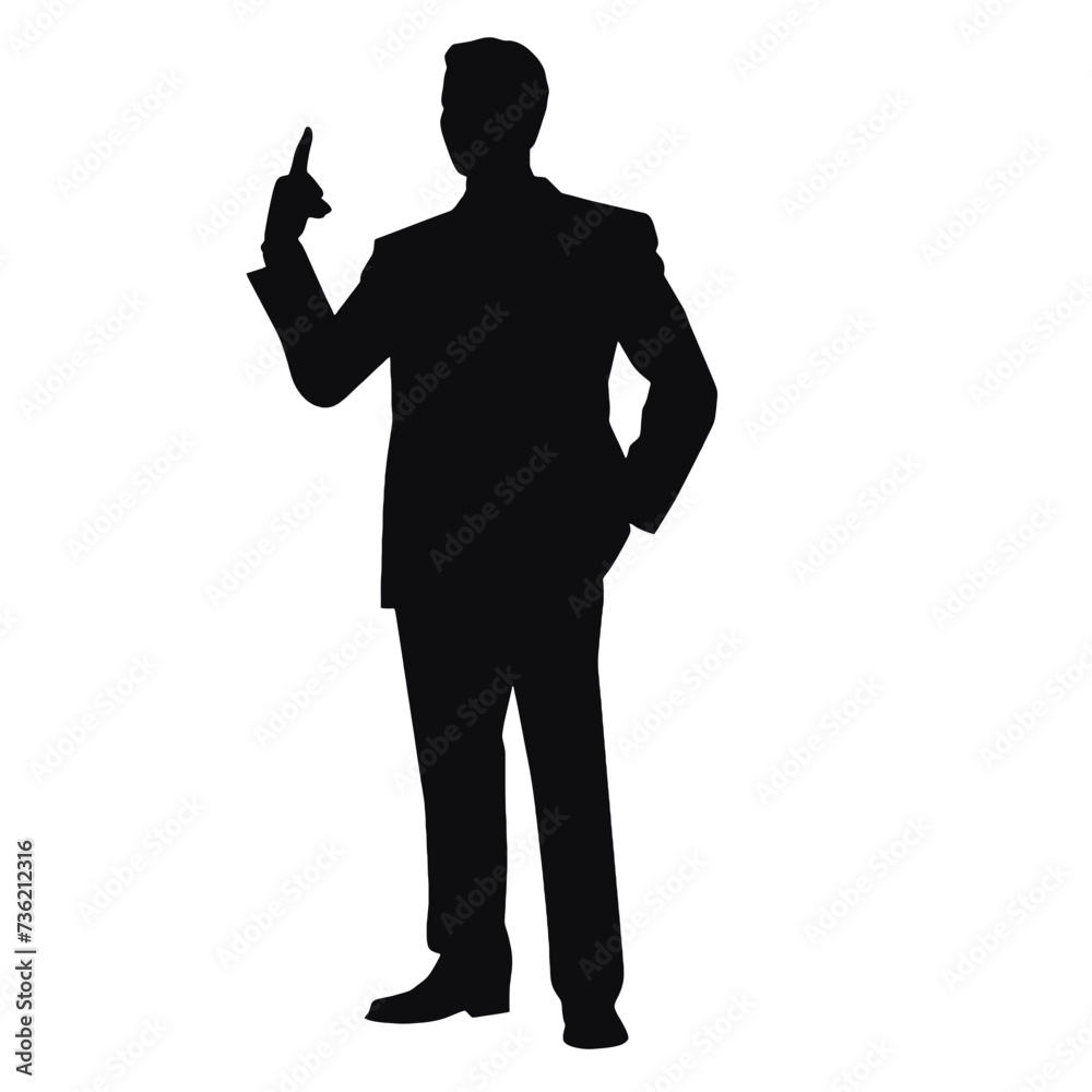 business people silhouette 