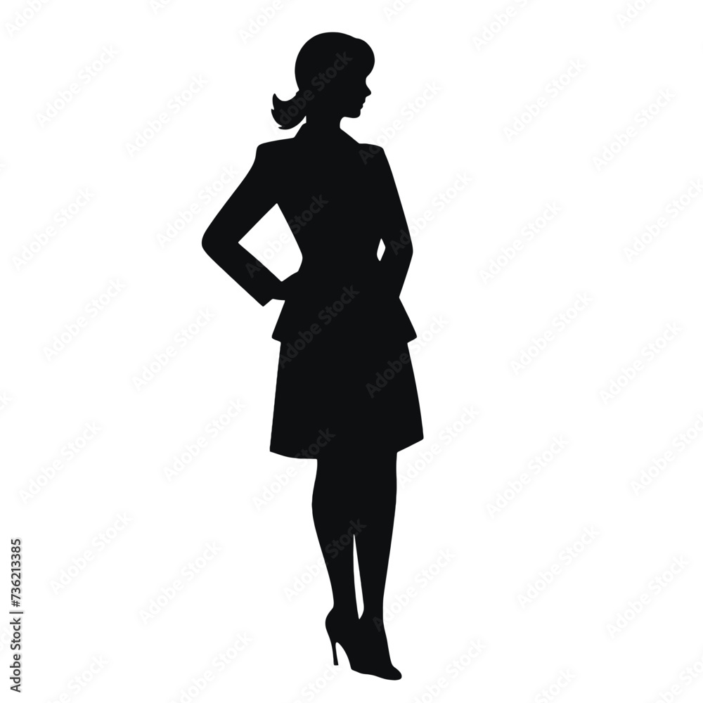 business people silhouette 