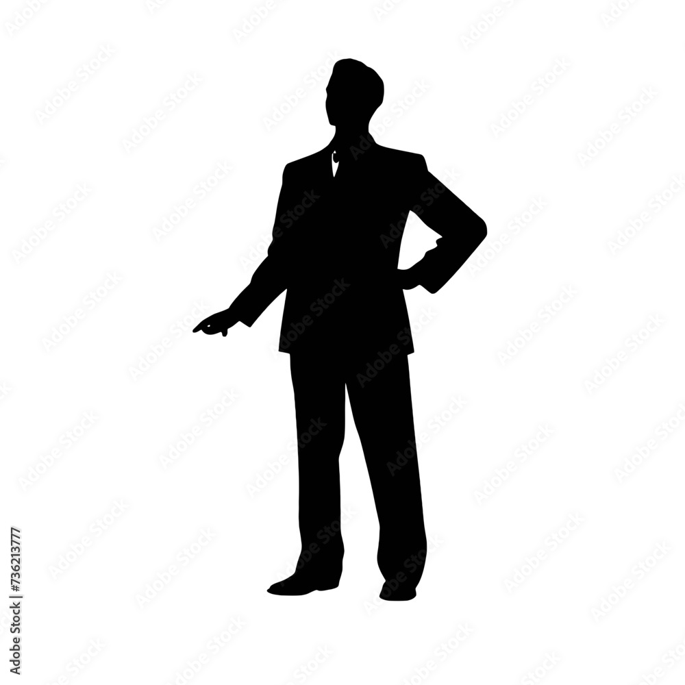 business people silhouette 