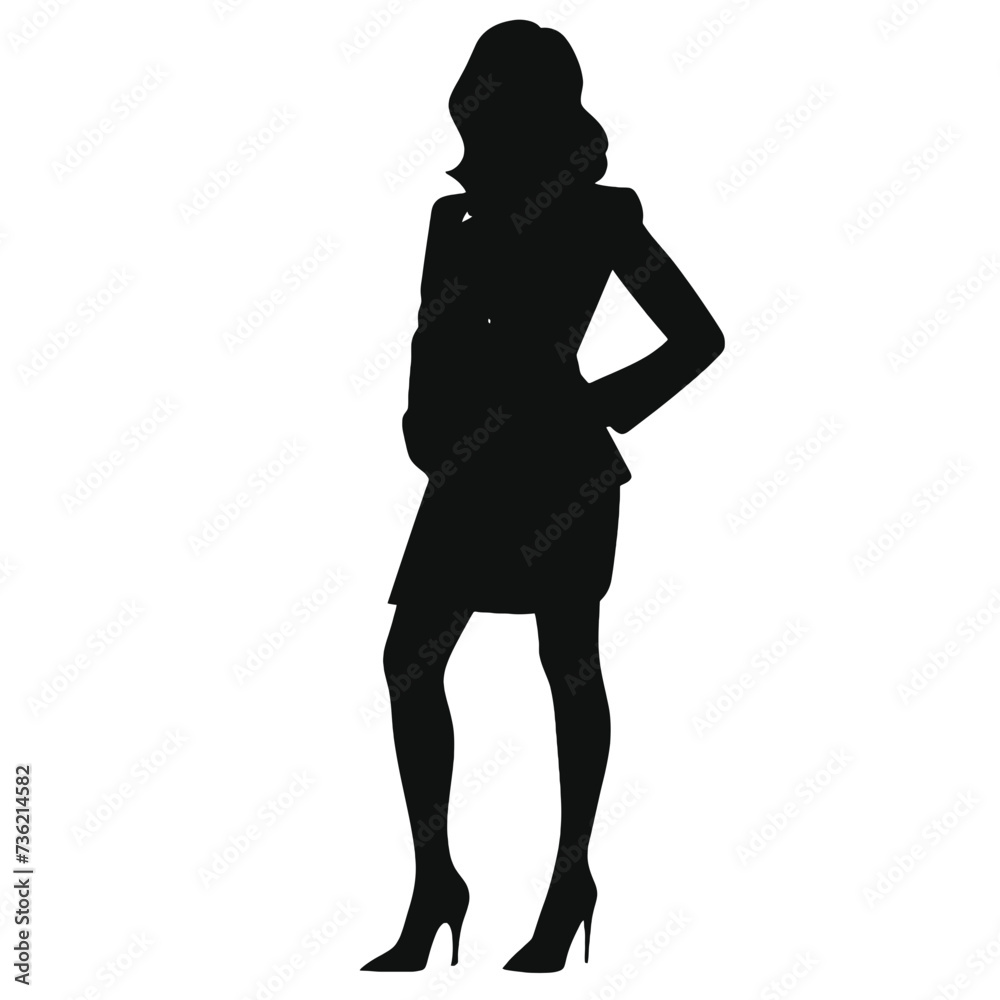 business people silhouette 