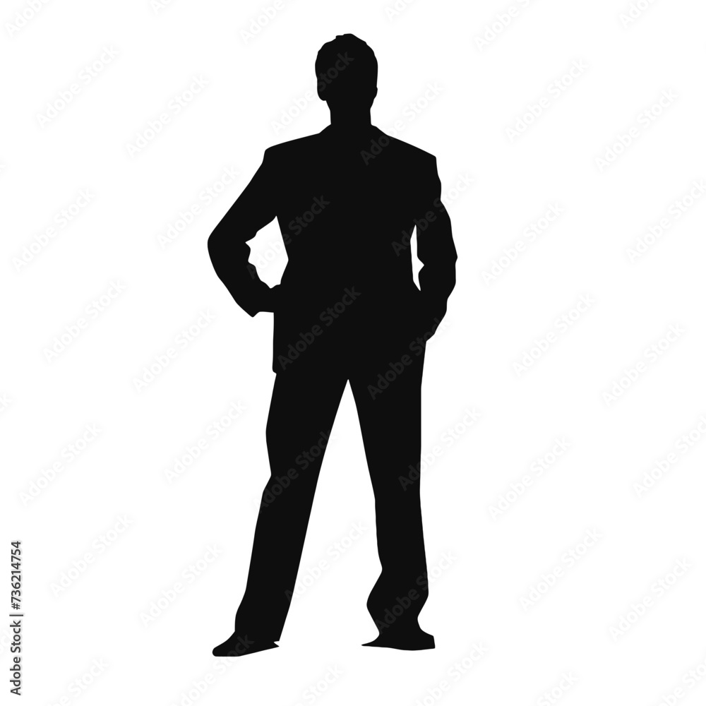 business people silhouette 