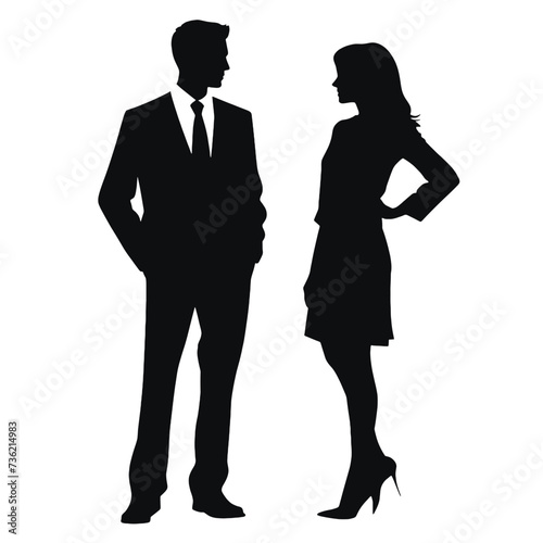 Wallpaper Mural business people silhouette  Torontodigital.ca