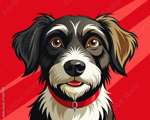 dog pet pup puppy cur vector illustration cartoon pretty cute perfect beautiful amazing doggy hound mongrel mutt pooch tyke