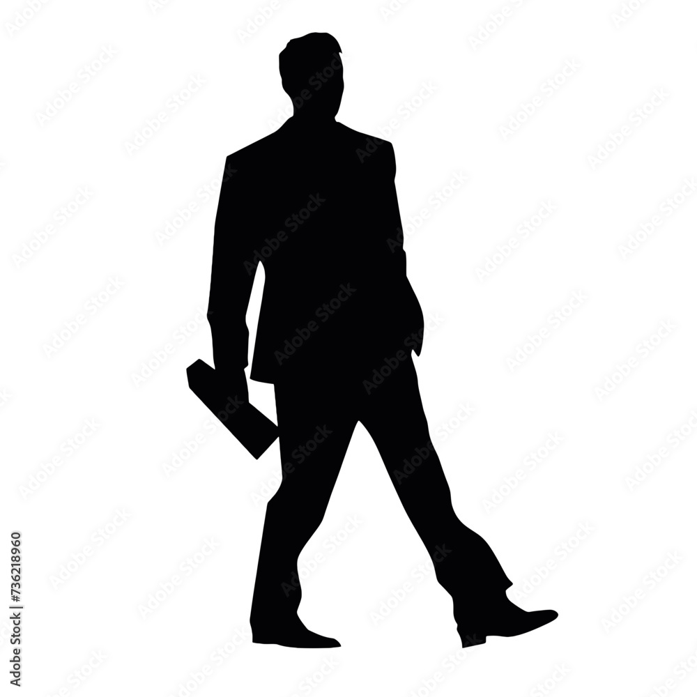 Fototapeta premium business people silhouette