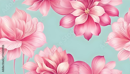 Flowers Pattern Background