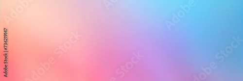 abstract Color gradient grainy background, soft pink blue orange white noise textured grain gradient backdrop website header poster banner cover design