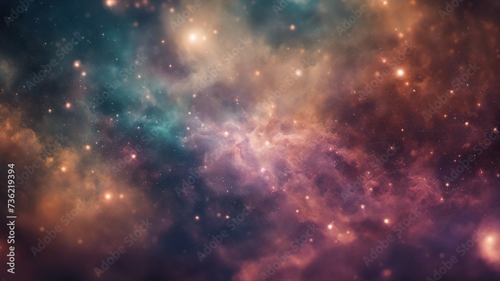 space galaxy background space nebula forming  