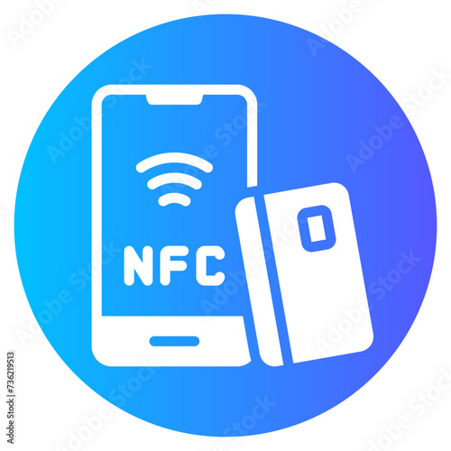 nfc gradient icon