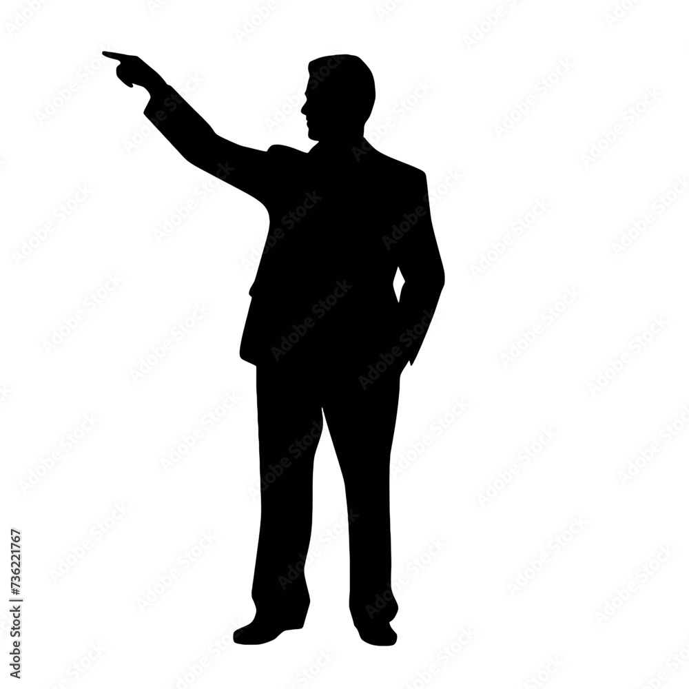 business people silhouette 