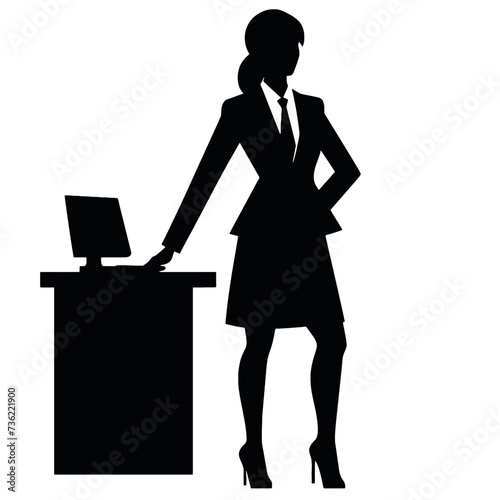 business people silhouette 