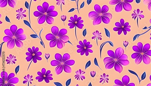 Flowers Pattern Background