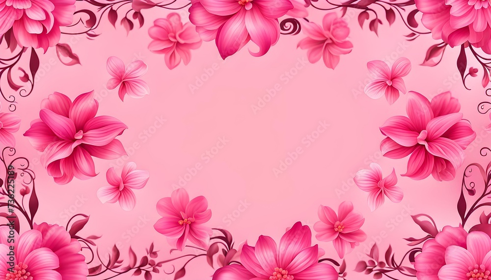 Flowers Pattern Background