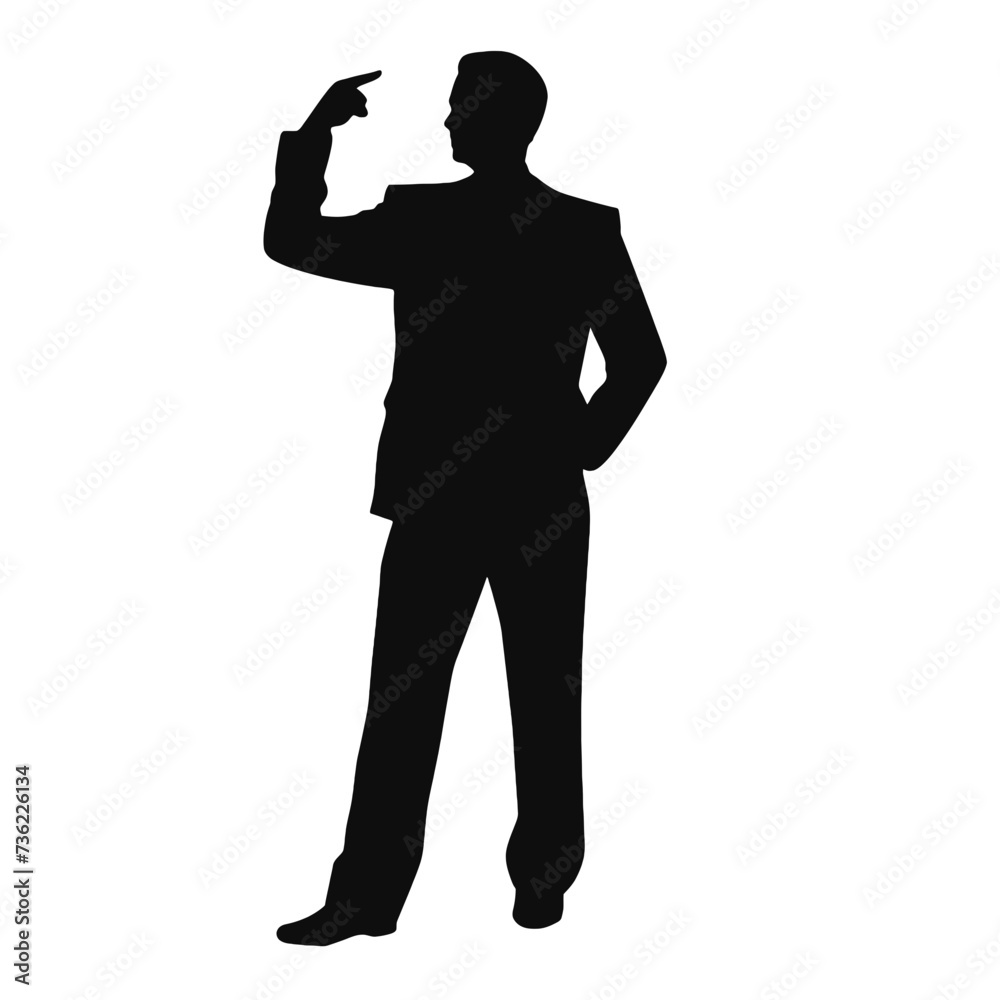 business people silhouette 