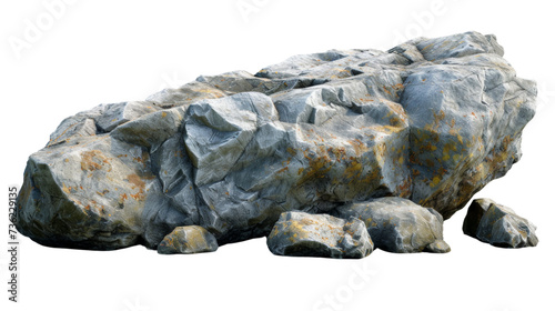 Heavy Reef Rock Isolated on Transparent or White Background, PNG