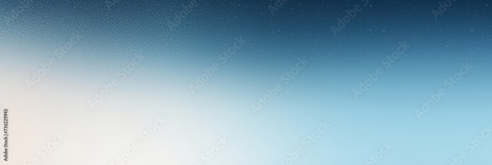 Obraz premium abstract Color gradient grainy background, soft blue white noise textured grain gradient backdrop website header poster banner cover design