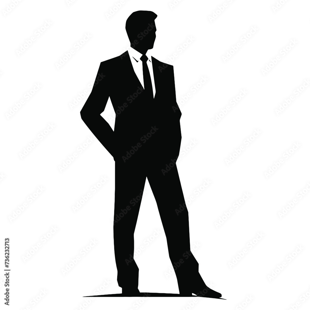 business people silhouette 