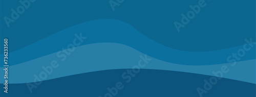 Minimalist abstract sea blue background.