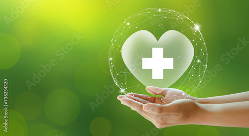 Family life insurance, Medical care insurance, and Business healthy concepts.