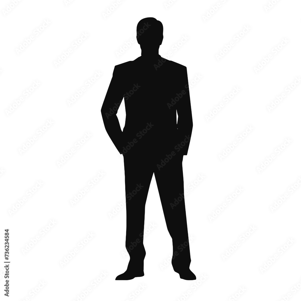 business people silhouette 