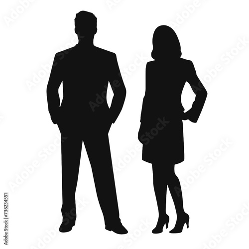 Wallpaper Mural business people silhouette  Torontodigital.ca