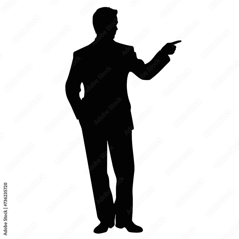 business people silhouette 