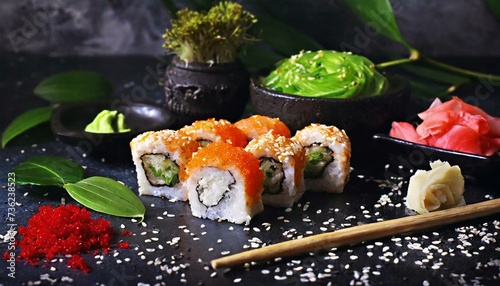 Sushi, product photography for restaurants