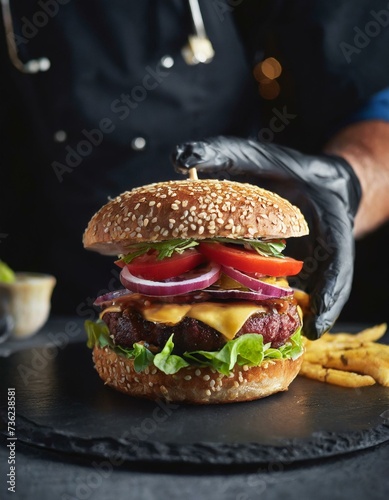 Hamburguer, product photography for restaurants