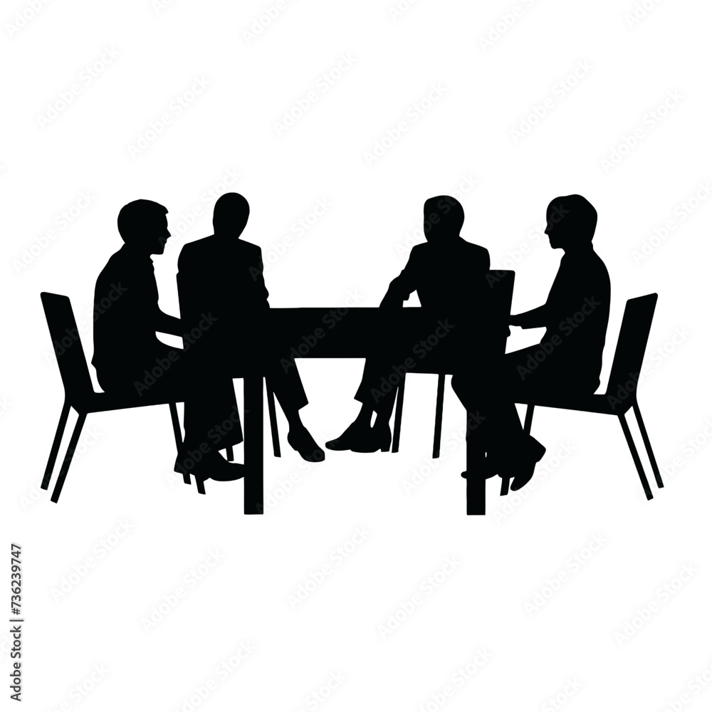 business people silhouette business people silhouette