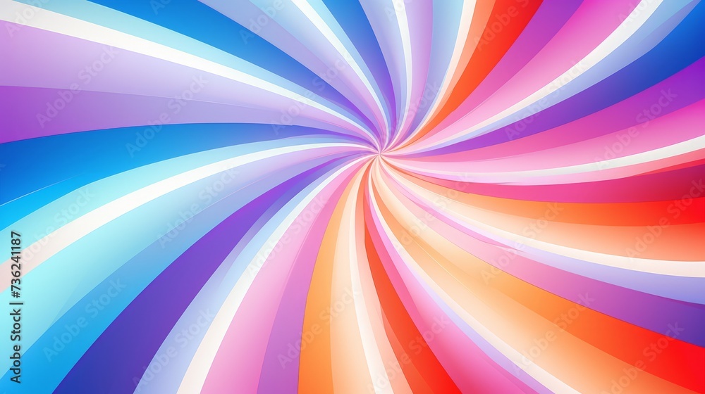 Obraz premium illustration for swirl design. Swirling radial pattern stars background. Vortex starburst spiral twirl circle. Helix rotation rays.