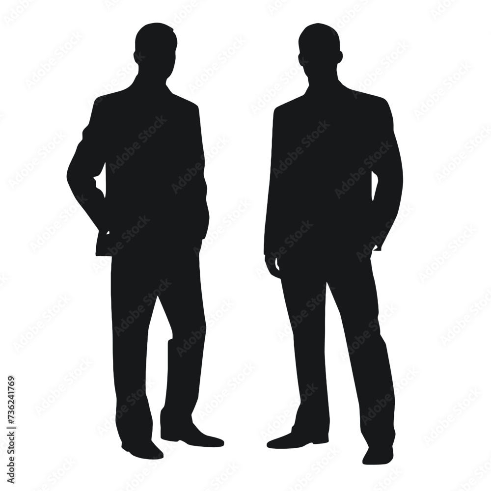 business people silhouette business people silhouette