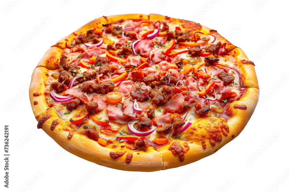 Meat lover's pizza with toppings