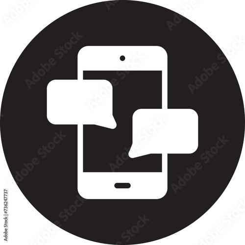smartphone glyph icon