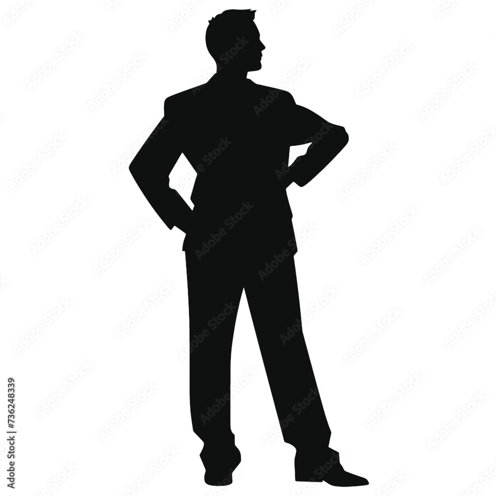 business people silhouette 