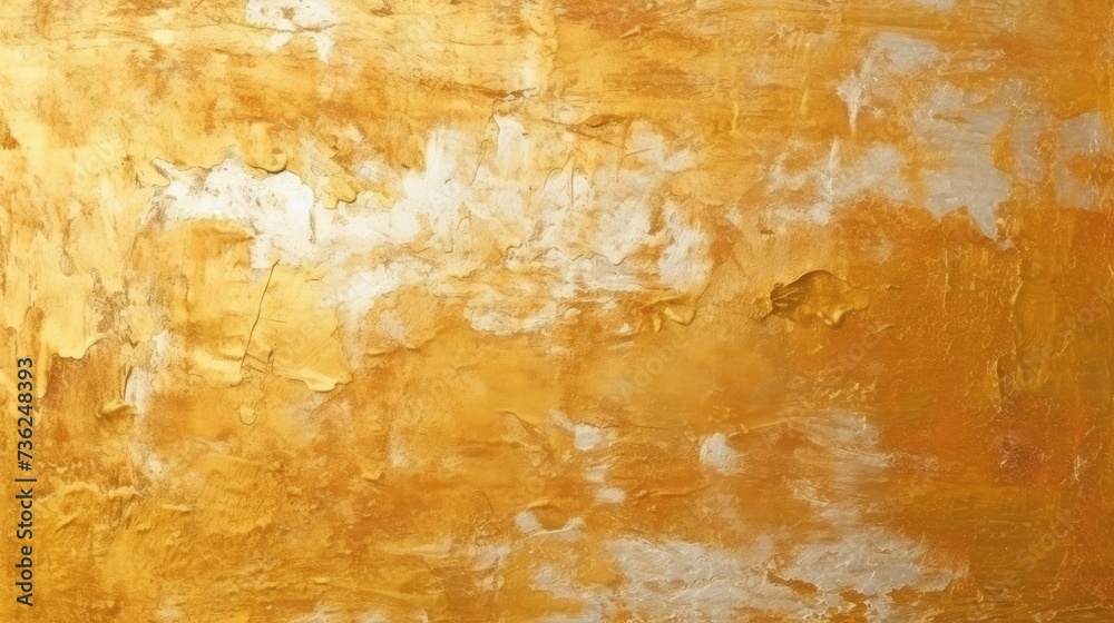 Gold foil decorative texture. Gold background for artwork