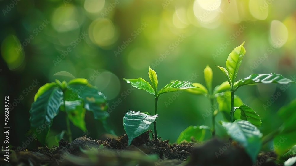 Nature Celebration. Growth Trees Concept with a Beautiful Green Background, Perfect for Earth Day and Environmental Awareness. Nature Celebration. Growth Trees Concept with a Beautiful Green Background, Perfect for Earth Day and Environmental Awareness.