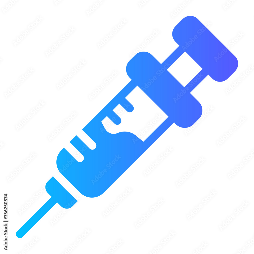 syringe gradient icon