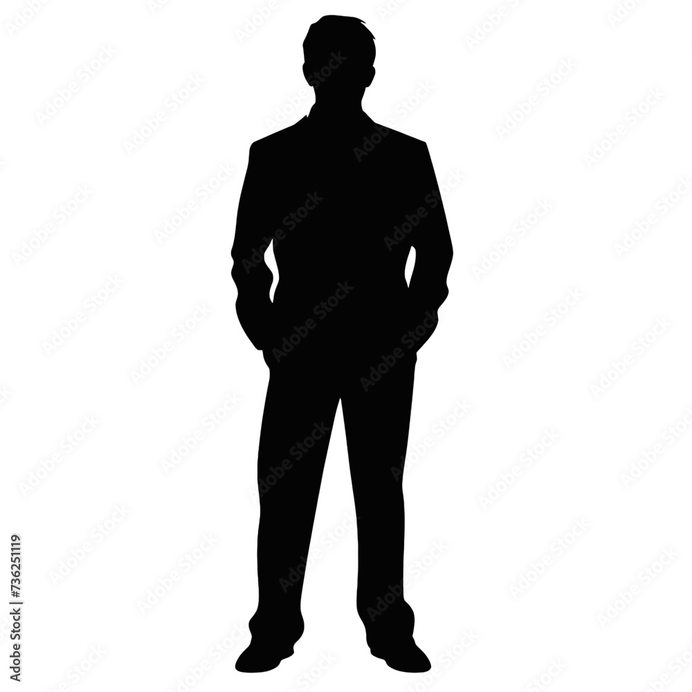 business people silhouette 