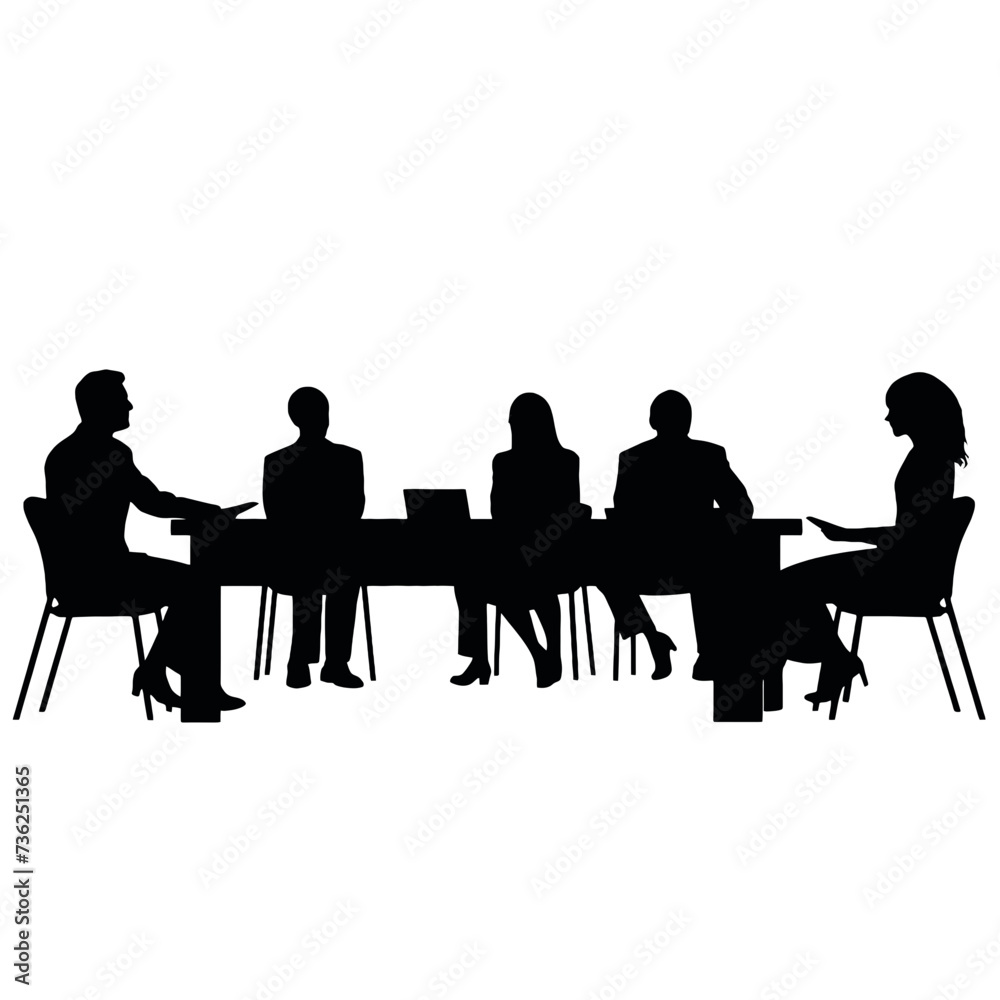 business people silhouette business people silhouette