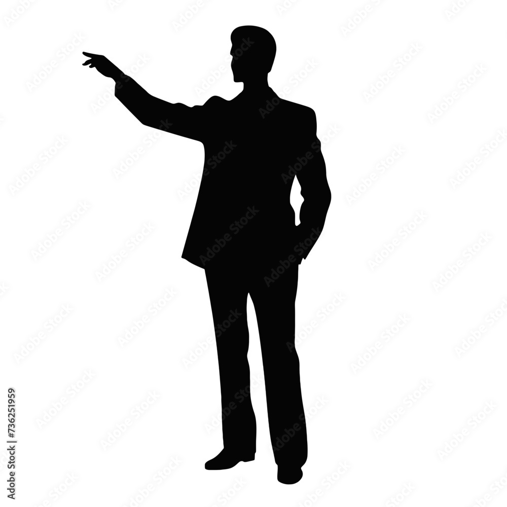 business people silhouette 