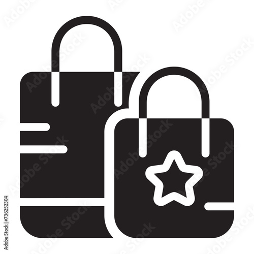 bags glyph icon