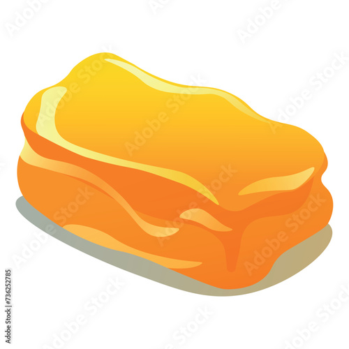 Jelly bean of colorful set. This sweet jelly illustration captures the imagination, making it a delightful addition to any collection against a white backdrop. Vector illustration. © Andrey