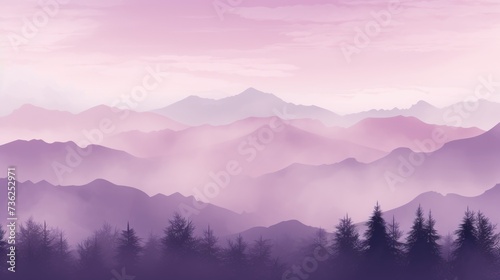 Mauve Color Fog Background