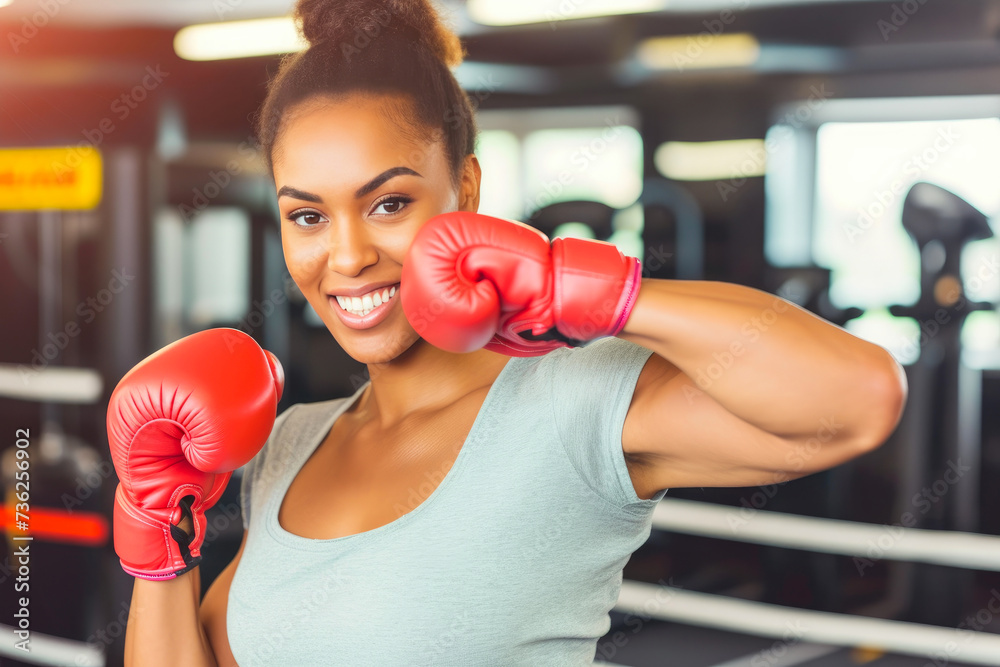 Power Punch: Female Fighter Building Resilience