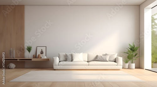 clean and cosy interior beautiful design ideas concept contemporary ideas design element room mockup template showcase backdrop living room with daylight cosy interior background