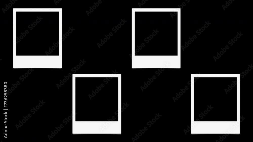 Retro Instant Photo Frames On Alpha Retro Instant Photo Frames On Alpha