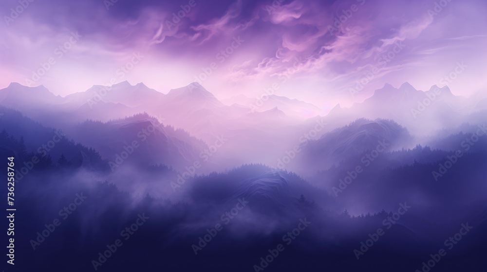 Purple Color Fog Background